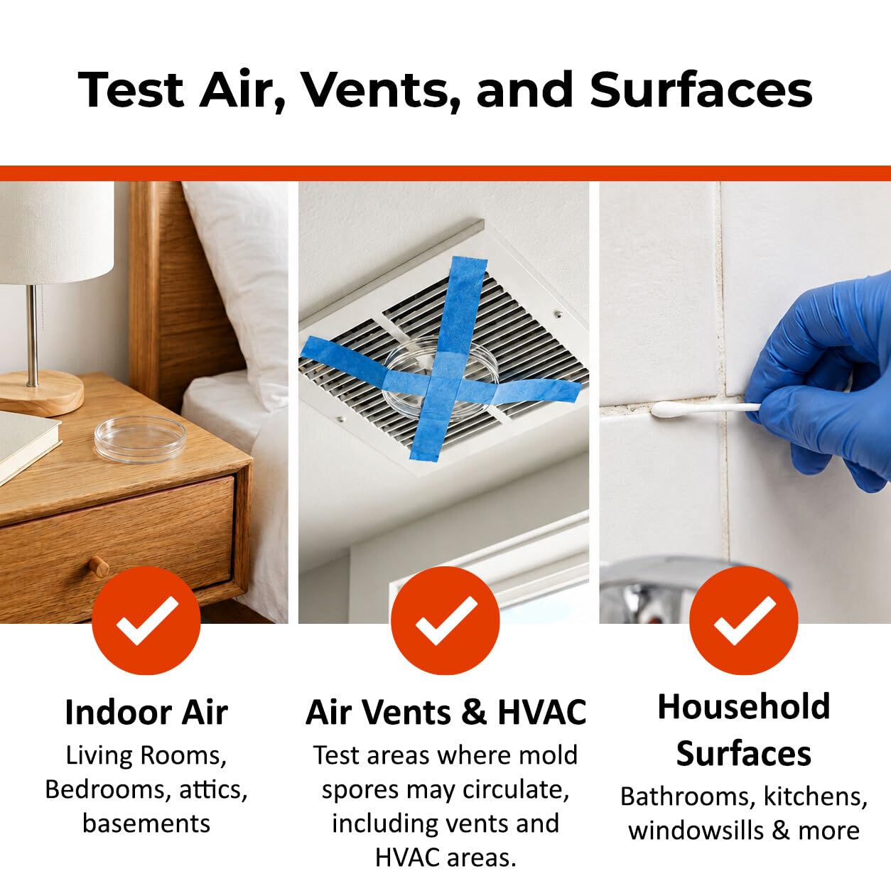 Mold Test Kit - Petri Dishes for Home Air Quality
