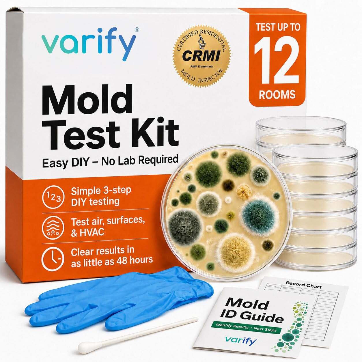 Mold Test Kit - Petri Dishes for Home Air Quality