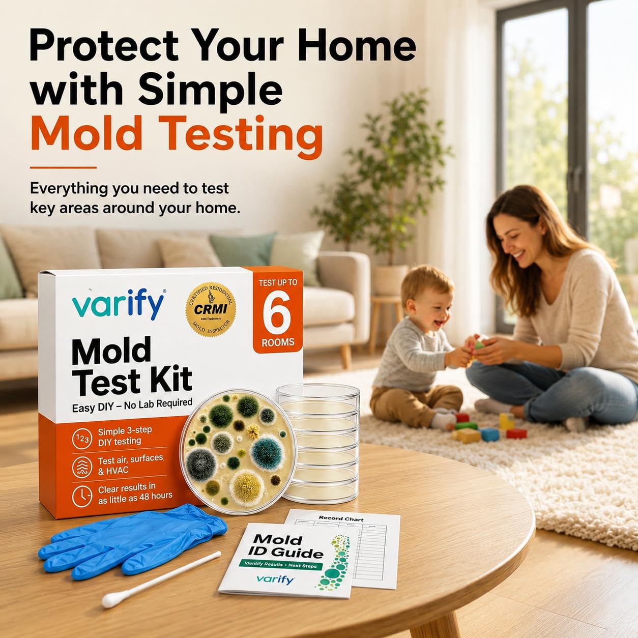Mold Test Kit - Petri Dishes for Home Air Quality